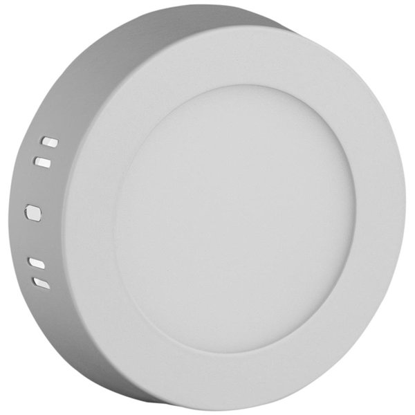 Avide LED Ceiling Lamp Surface Mounted Round ALU 6W NW 4000K
