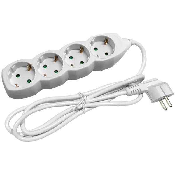 Entac Socket Extension Cord S1 4 Sockets 3m 3G1.5