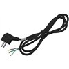 Entac Rewireable Cord 3G1.0 1.5m with Earthed Plug Black