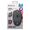 Optiskā pele Defender DEFENDER ICON MB-057 Melns
