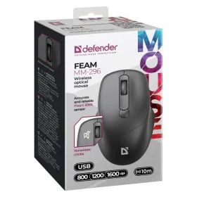 Gaming Mouse Defender FEAM MM-296 RF SILENT Black
