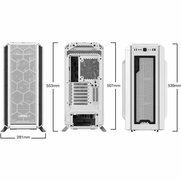 ATX Semi-tower Korpus Be Quiet! Valge