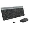Клавиатура и мышь Logitech 920-009190 Чёрный Серый французский AZERTY