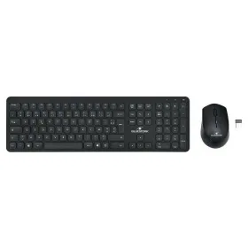 Klaviatuur ja Hiir Bluestork Easy Slim AZERTY Must Prantsuse