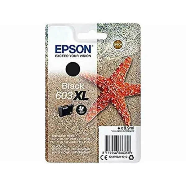 Originali rašalo kasetė Epson 603XL Juoda