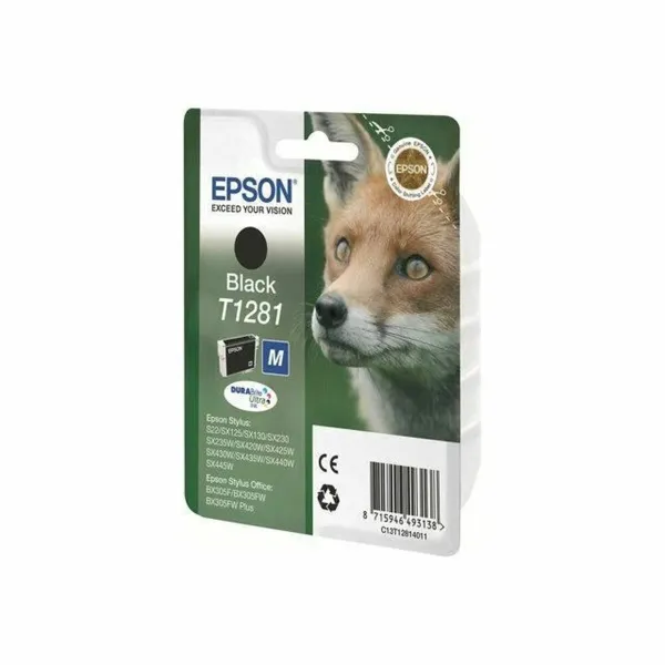 Originali rašalo kasetė Epson T1281 Juoda 5,9 ml