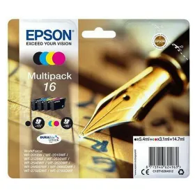 Oriģinālais Tintes Kārtridžs Epson Multipack 16 Dzeltens Melns Ciānkrāsa Fuksīns
