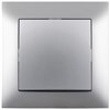 Entac 101 Arnold Recessed wall switch single-pole Silver
