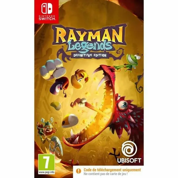 Videomäng Switch konsoolile Ubisoft Rayman Legends Definitive Edition Allalaadimiskood