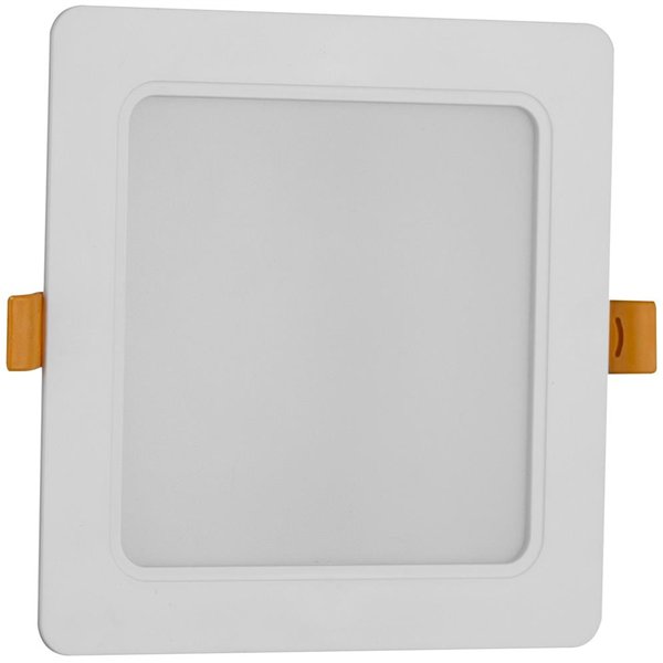 Avide LED Ceiling Lamp Recessed Panel Square Plastic 12W WW 3000K
