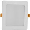 Avide LED Ceiling Lamp Recessed Panel Square Plastic 12W WW 3000K