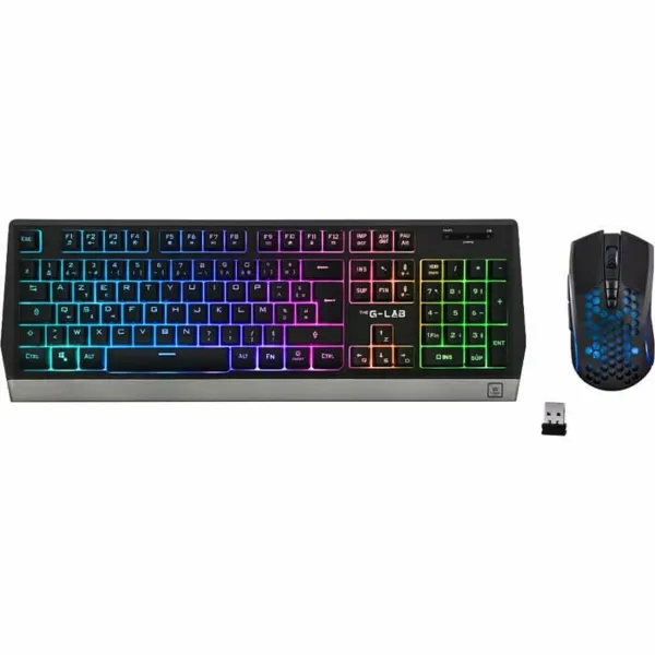 Клавиатура и мышь The G-Lab Combo Tungsten французский AZERTY
