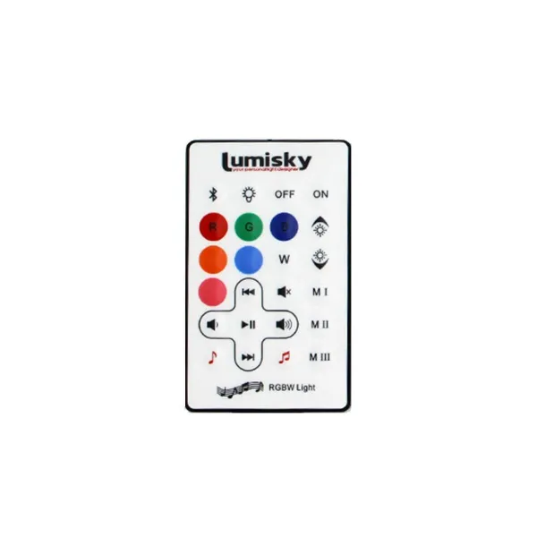 Bluetooth valjuhääldi LED tulega Lumisky SO PLAY