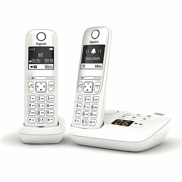 Belaidis telefonas Gigaset AS690A Duo Balta