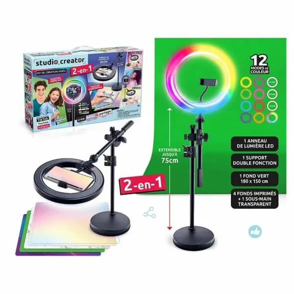 Набор для рисования Canal Toys 2 in1 Video Studio (FR)