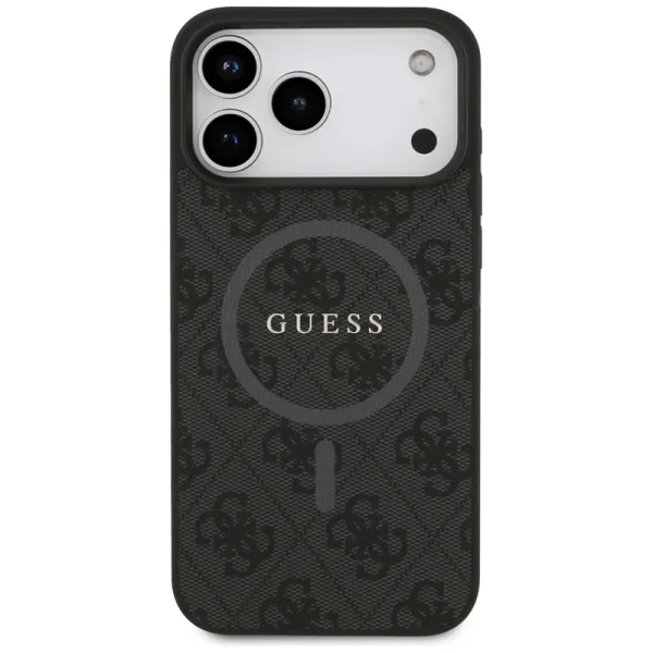 Guess 4G Ring Classic Logo MagSafe - Case iPhone 17 Pro Max (black)