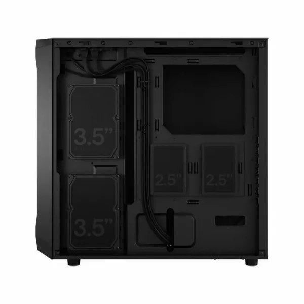 ATX Pus-torņveida Kārba Fractal Focus 2 Melns