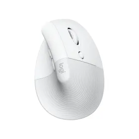 Ergonomic Optical Mouse Logitech 910-006477 White 4000 dpi