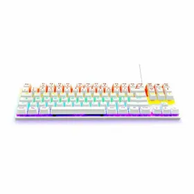 Spēļu Klaviatūra The G-Lab Mercury AZERTY Balts