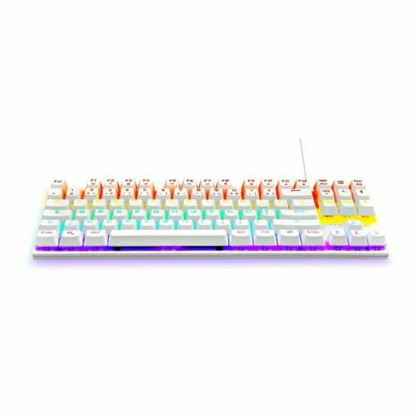 Pelinäppäimistö The G-Lab Mercury AZERTY Valkoinen
