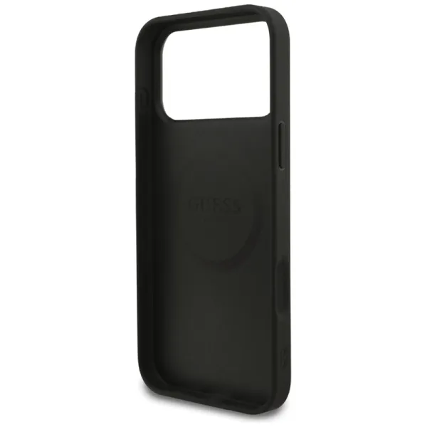 Guess 4G Ring Classic Logo MagSafe - Case iPhone 17 Pro Max (black)