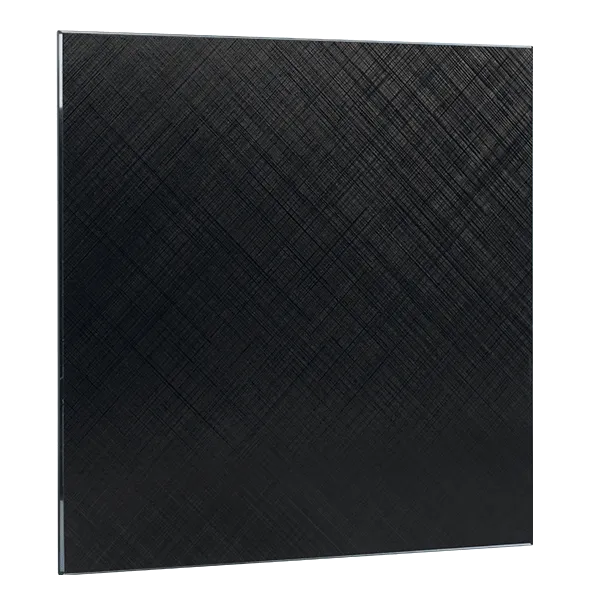 GLASS DECORATIVE PANEL FOR MX-Ф100, METAL BLACK