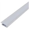 Avide Alu Profile "U" 15.2x7.8mm Recessed with Milky cover 2m, "kit"