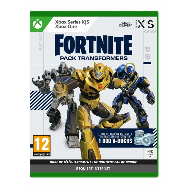 Videospēle Xbox One / Series X Fortnite Pack Transformers (FR) Lejupielādēt kodu