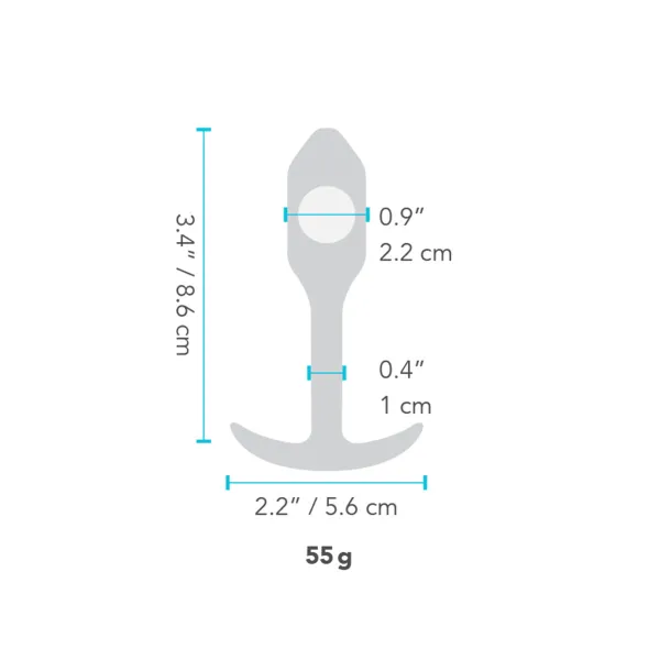 Anal plug B-Vibe 96724 Black