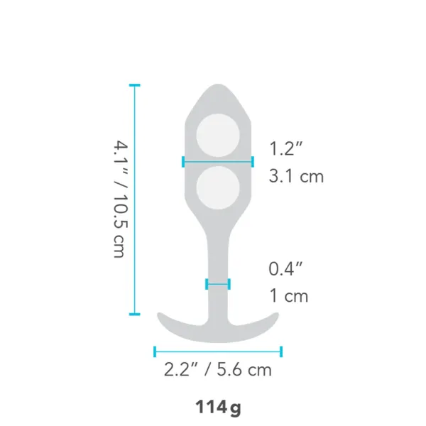 Anal plug B-Vibe 96748 Black