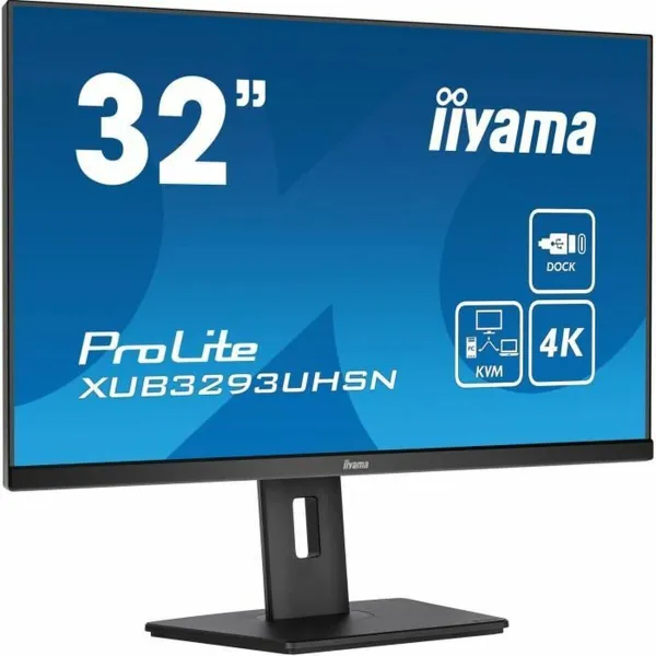 Monitorius Iiyama XUB3293UHSN-B5 32" IPS LCD Flicker free 60 Hz
