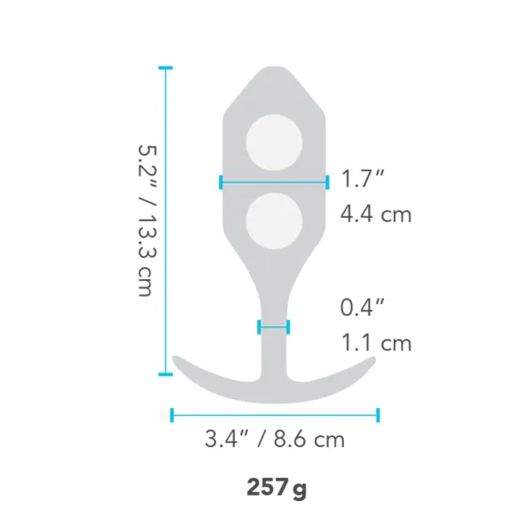 Anal plug B-Vibe 96779 Black