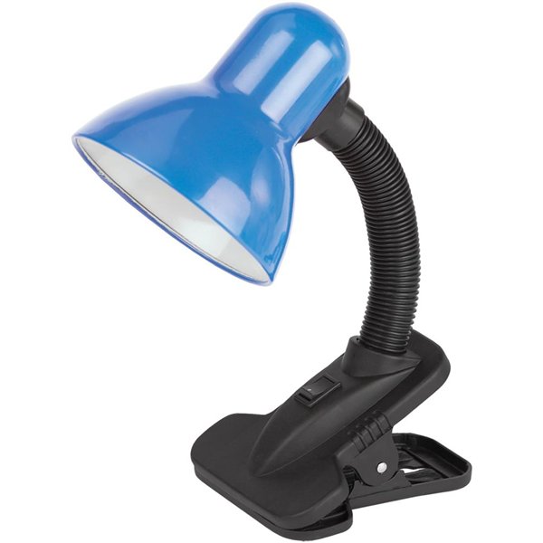 Настольная лампа Avide Basic Clip Blue Max 60 Вт