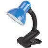 Настольная лампа Avide Basic Clip Blue Max 60 Вт