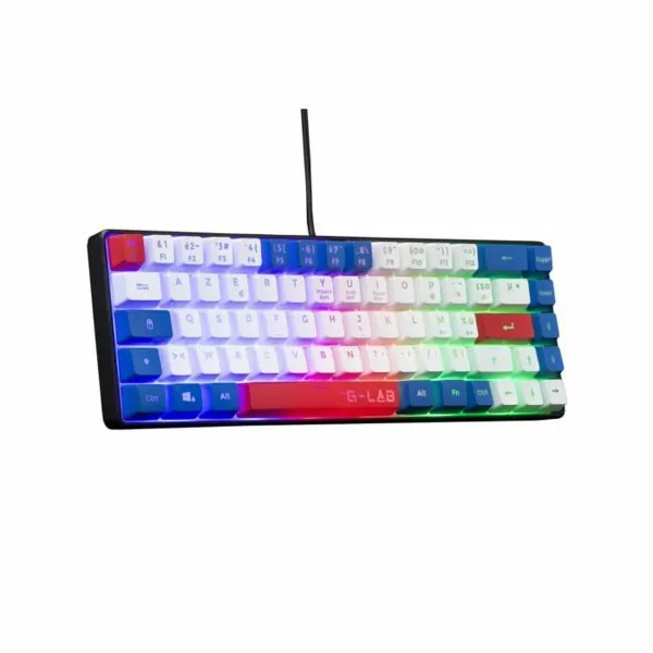 Blueutooth klaviatūra The G-Lab KEYZ-HYDRO-BWR/FR Azerty Francūzis