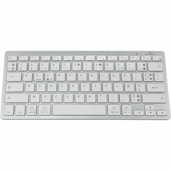 Blueutooth klaviatūra Bluestork KB-MINI-PC-MAC/FR Azerty Francūzis Balts
