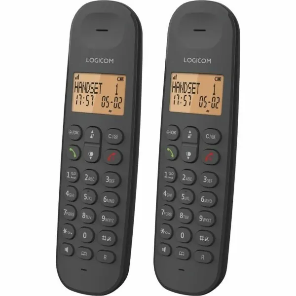Fiksuotojo ryšio telefonas Logicom DECT ILOA 255T DUO Juoda