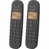 Fiksuotojo ryšio telefonas Logicom DECT ILOA 255T DUO Juoda