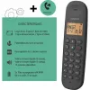 Fiksuotojo ryšio telefonas Logicom DECT ILOA 150 SOLO Juoda