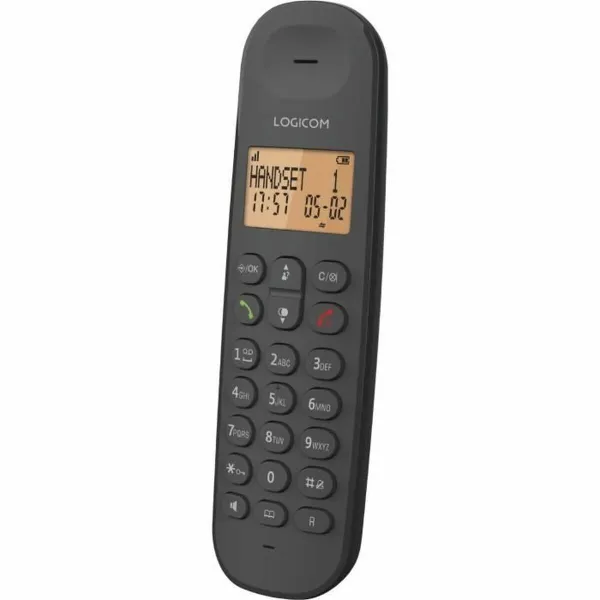 Fiksuotojo ryšio telefonas Logicom DECT ILOA 155T SOLO Juoda
