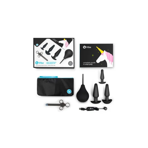 Anālais spraudnis B-Vibe Training & Education Melns
