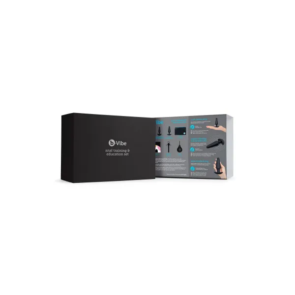 Anālais spraudnis B-Vibe Training & Education Melns