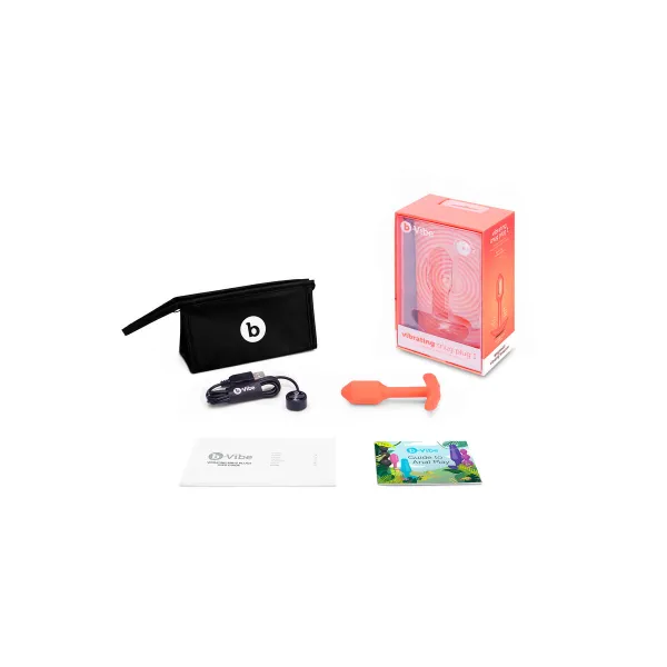 Anustappi B-Vibe Vibrating Snug Oranssi