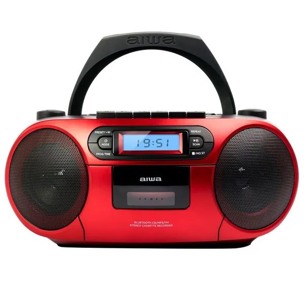 Radio kasete Aiwa BBTC550RD    6W Sarkans