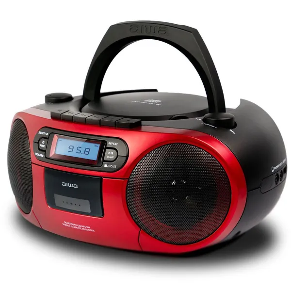 Radio kasete Aiwa BBTC550RD    6W Sarkans