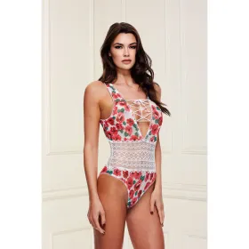 Trikoo Baci Lingerie Floral & Lace Valkoinen Monivärinen M/L