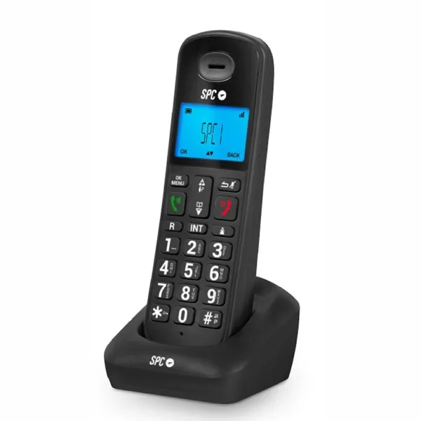 Belaidis telefonas SPC GOSSIP 2 Juoda Ekranas Įkrovimo stovas GAP