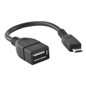Forever adapteris USB - microUSB, juodas