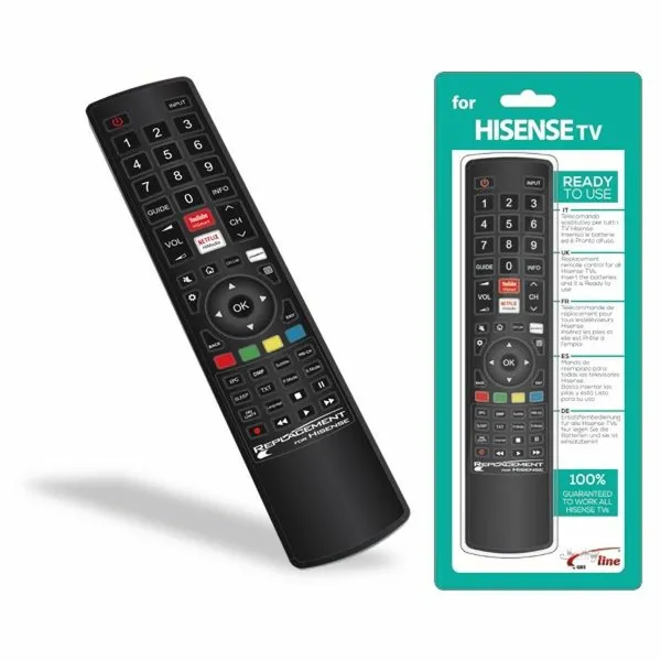 Yleiskaukosäädin Hisense 1720 Musta