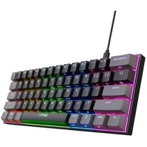 Mehāniska tastatūra Trust GXT 867 Acira Melns